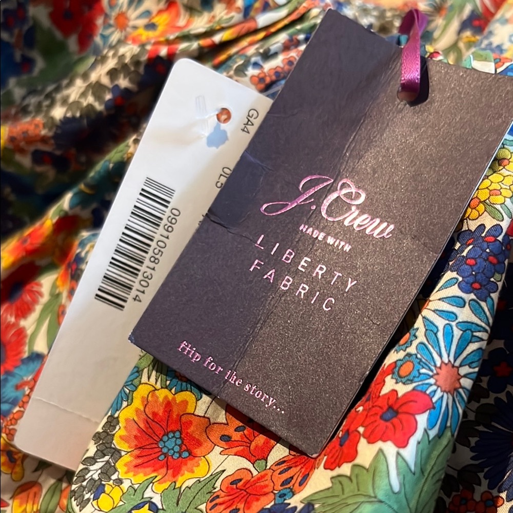 J.Crew Liberty Fabric Floral Jumpsuit